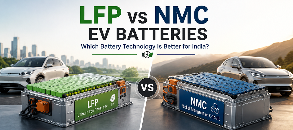 LFP vs NMC EV Batteries: Which Battery Technology Is Better for India?